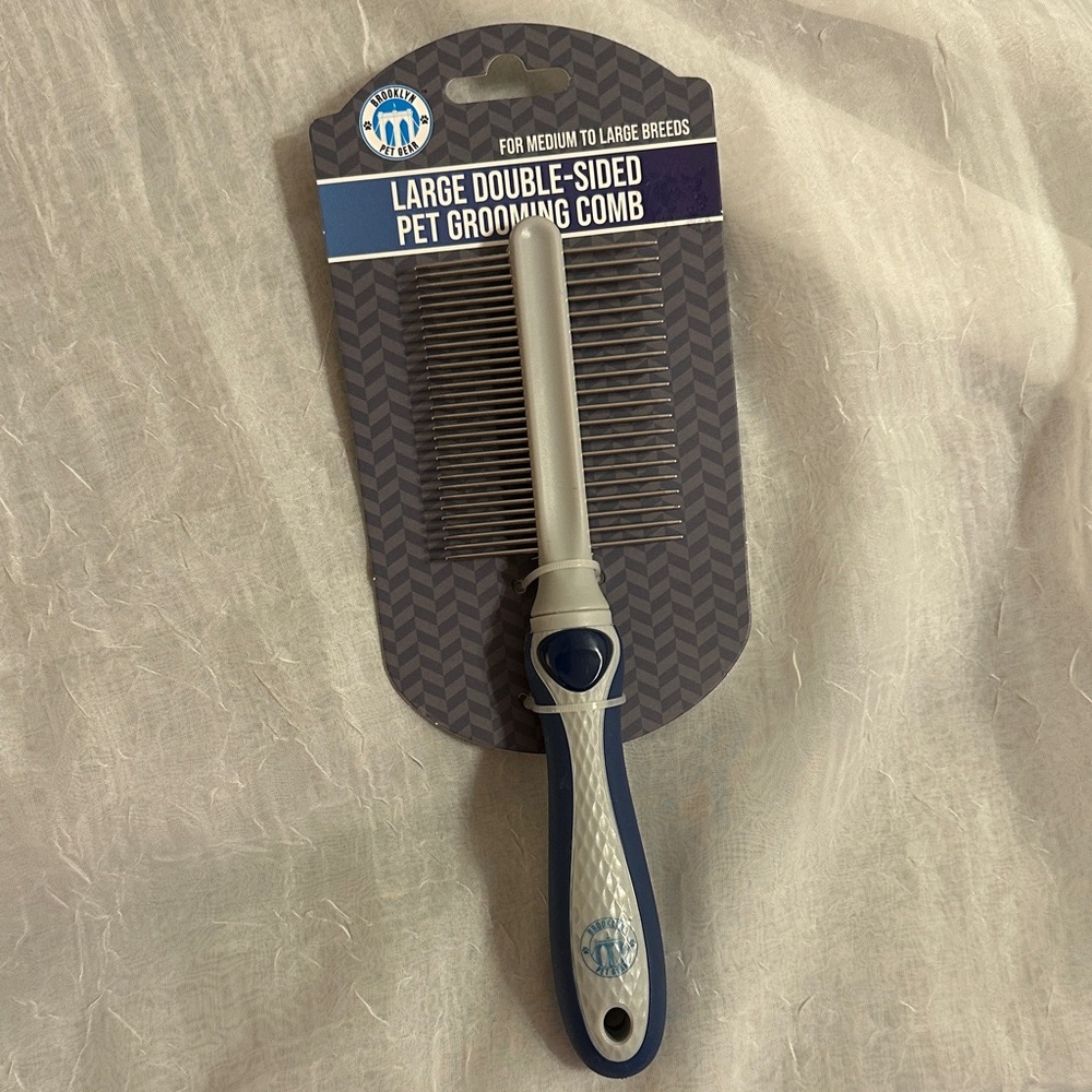NEW! Premium Double-Sided Medium to Large Dog Grooming Comb